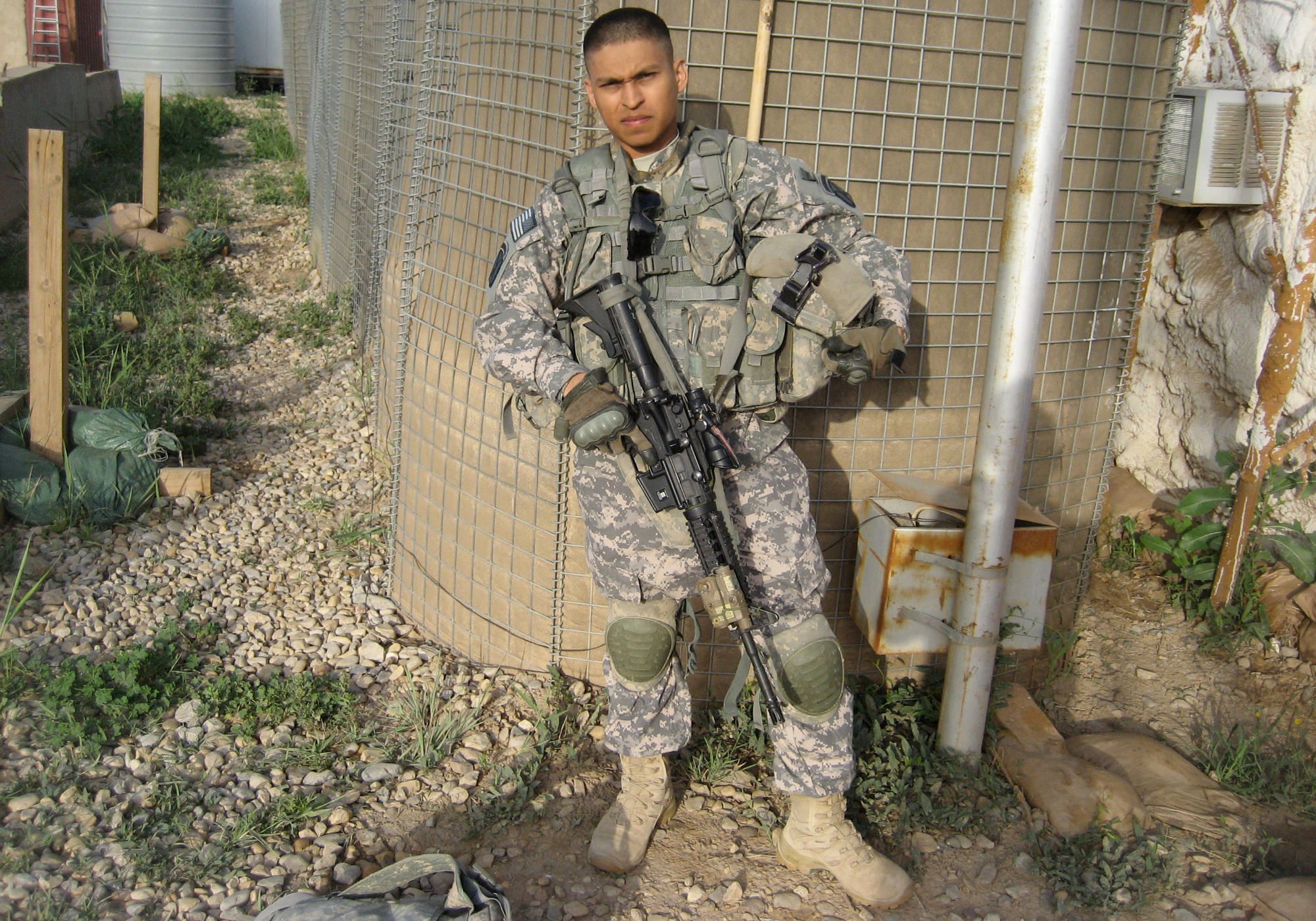 US Army Infantry Soldier in Iraq.
