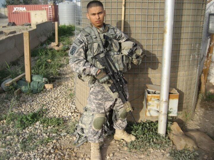 US Army Infantry Soldier in Iraq.